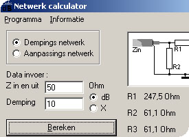 screen shot netwerk tool