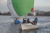 Wouter en ik met de 1030 tijdens winterwedstrijd 1 van het seizoen 2008/2009 op de Elfhoeven plas.